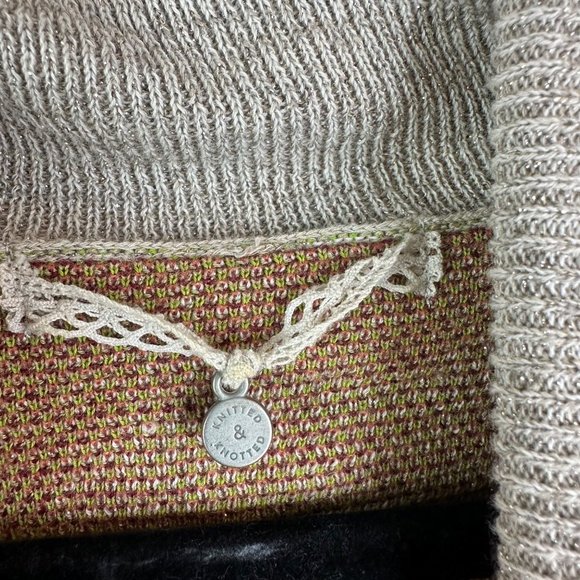 Anthropologie Knitted and Knotted Floral Turtleneck dress size‎ Small - Picture 4 of 7